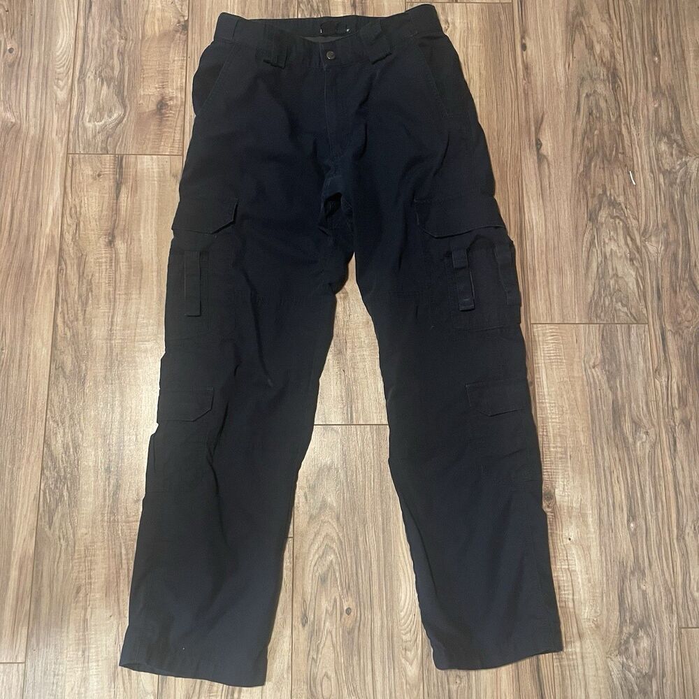 5.11 TacLite EMS Ripstop Navy Men’s Cargo Pants 34x32 Airsoft Double Knee